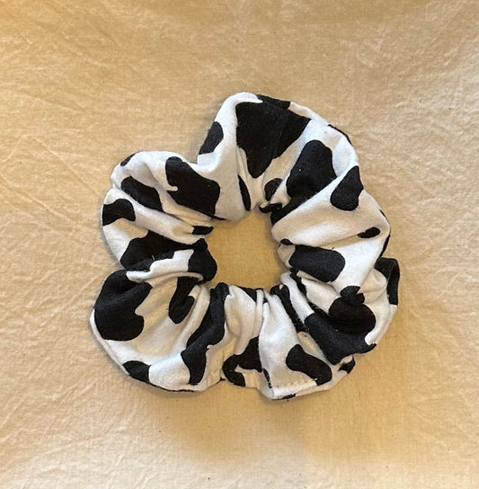 Cow Print Scrunchie