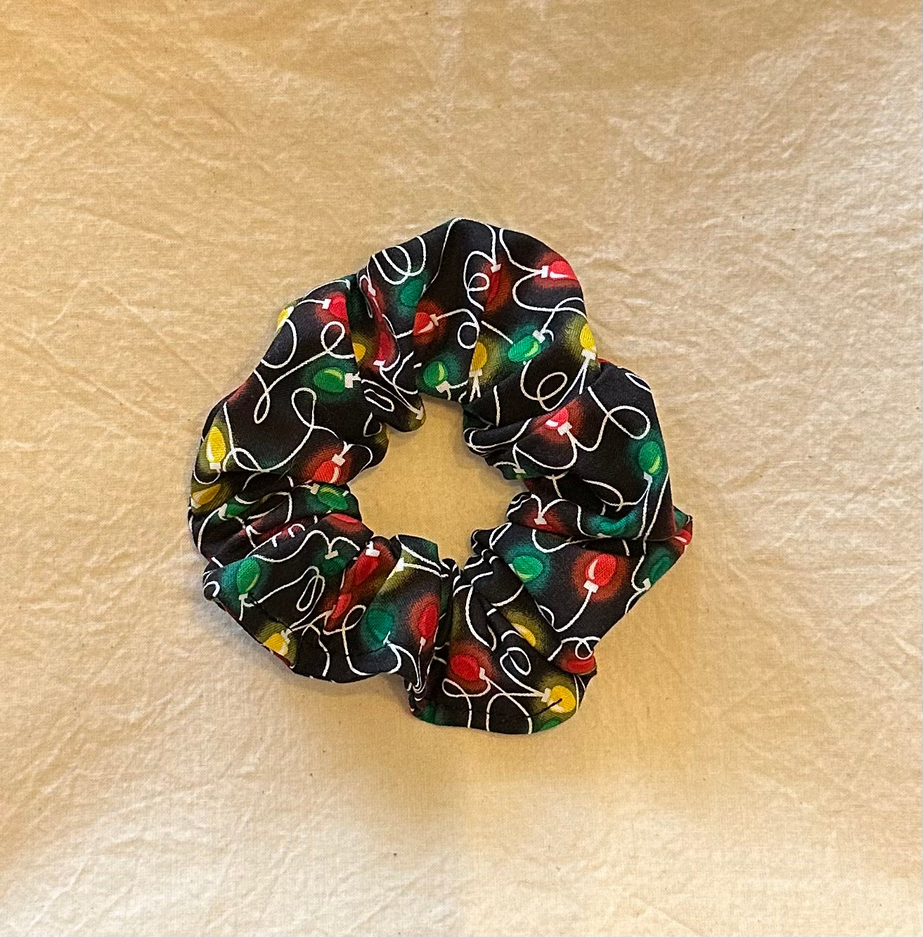 Christmas Lights Scrunchie