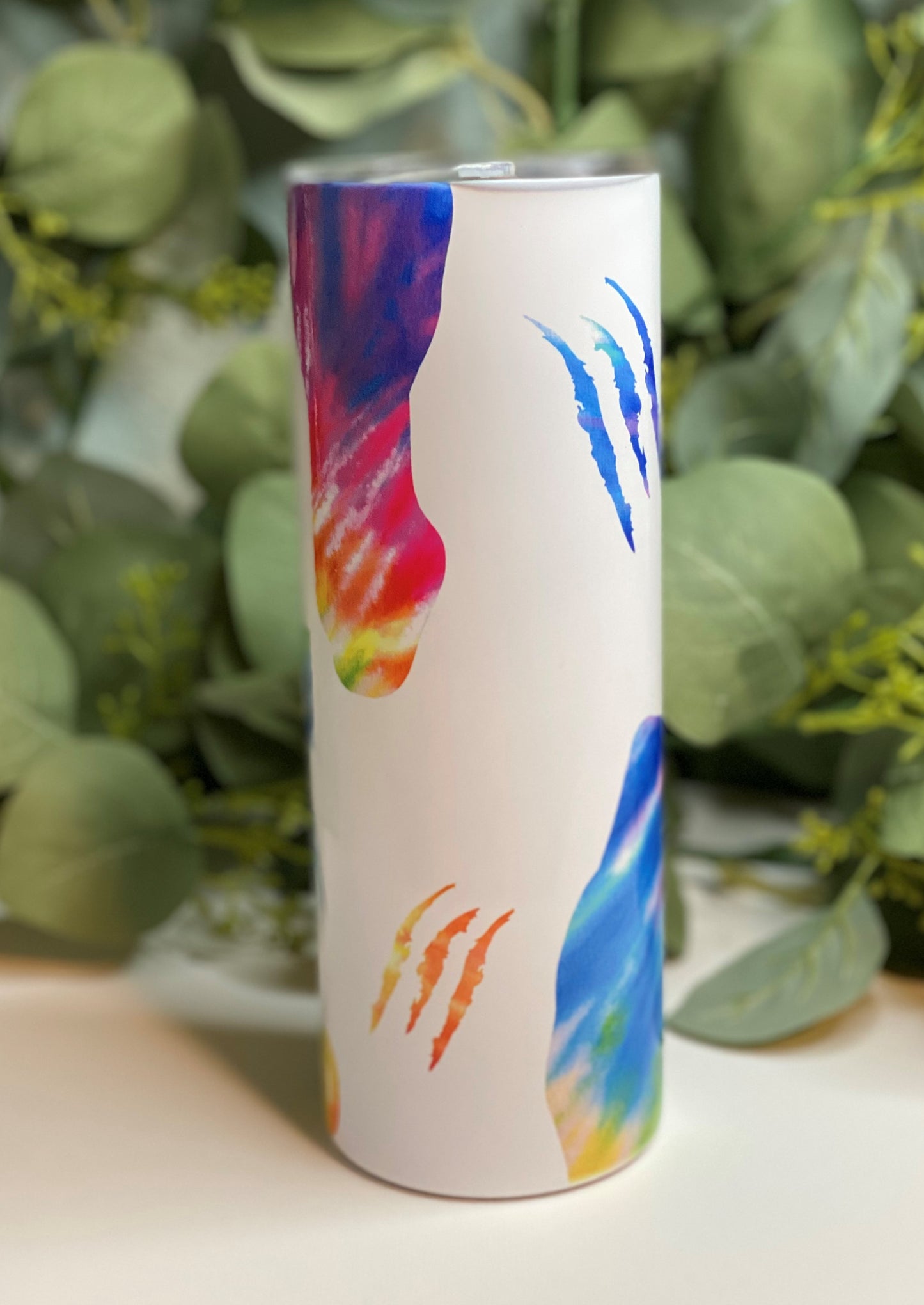 Tie Dye Mamasaurus Tumbler