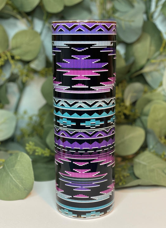 Purple Aztec Tumbler