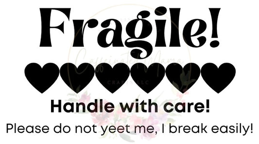 Fragile Hearts Stickers