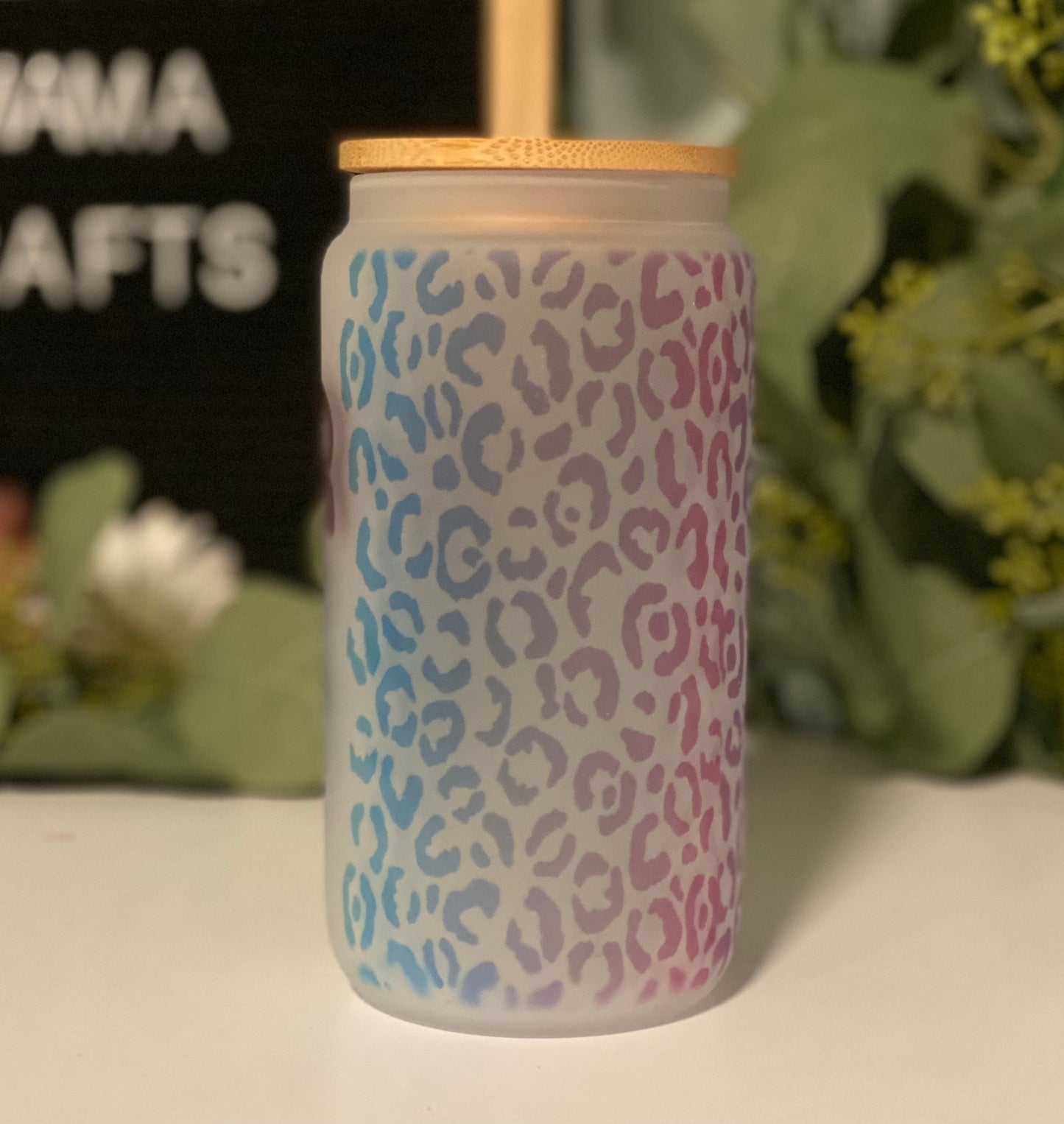 Summer Vibes Glass Can Cup